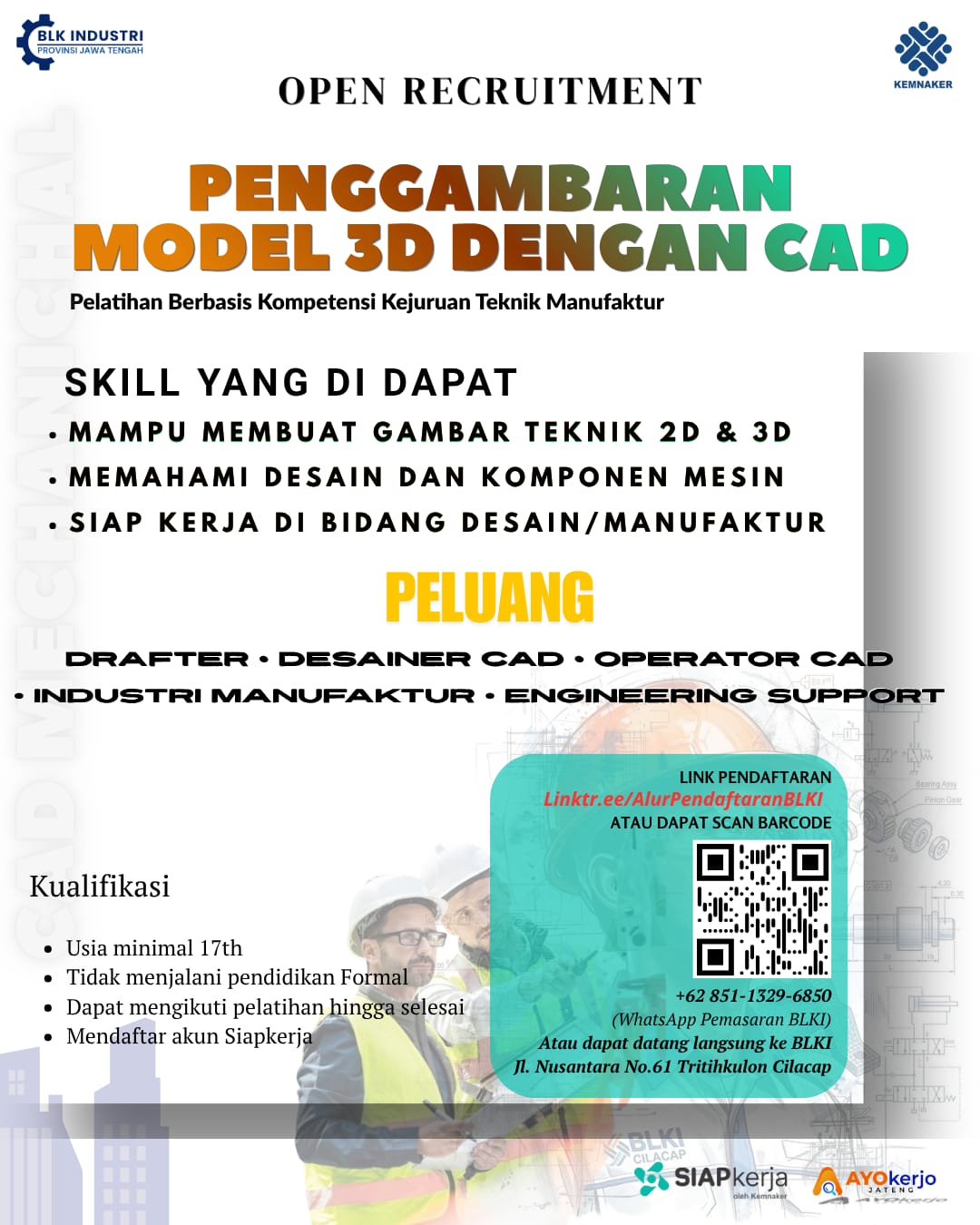 Penggambaran Model 3D Dengan CAD