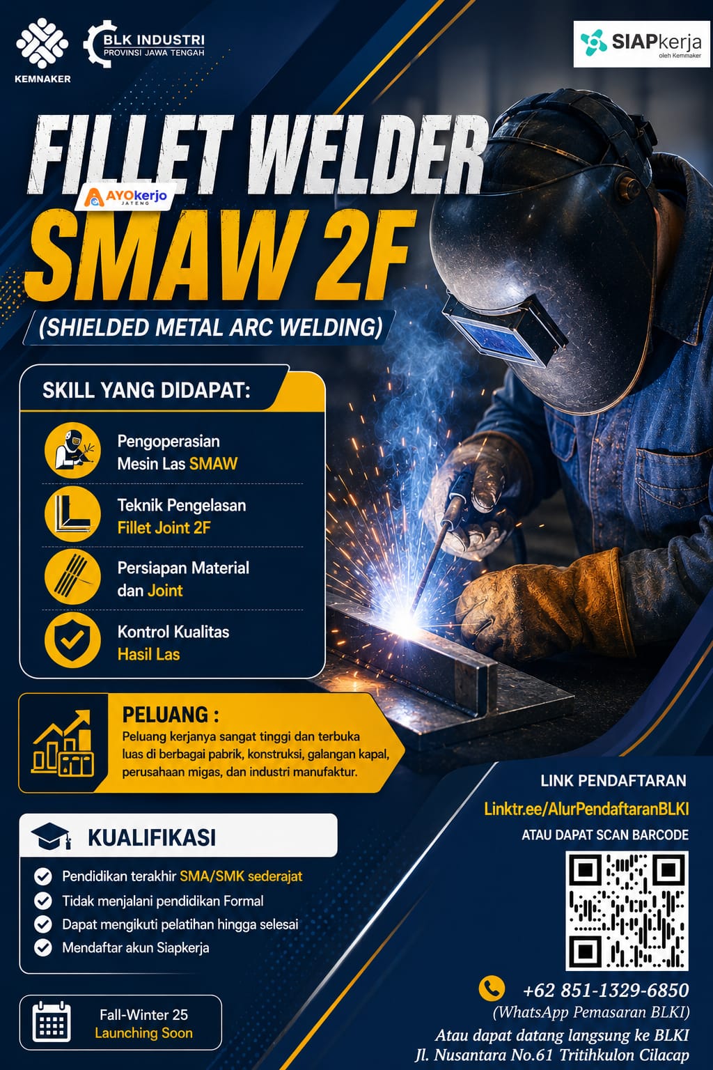 Fillet Welder SMAW 2F